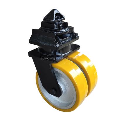 China Swivel 10x3 Inch Industrial Super Heavy Duty Container Casters for sale