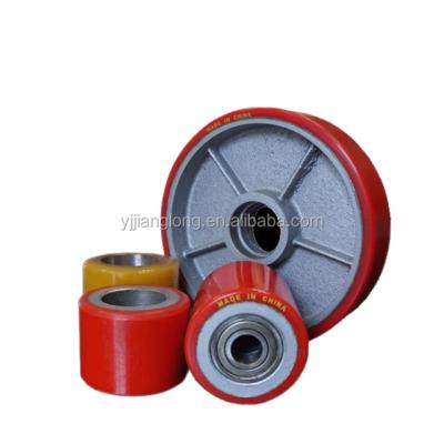 China Durable Heavy Duty PU Casters PU Wheel For Forklift for sale