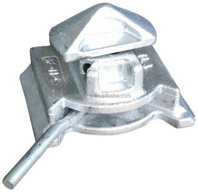 China CASTING STEEL SLIDING BOTTOM TWIST LATCH LOCK for sale