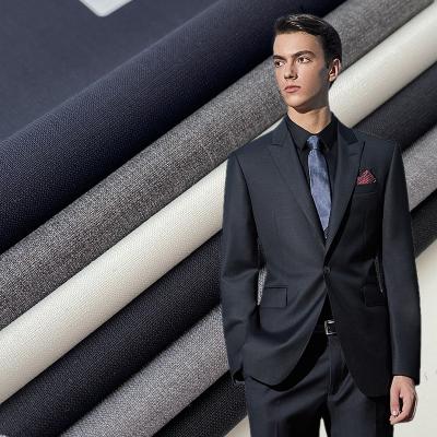 China High Quality Antistatic Tailoring Fabric For Mens Suit Material Poly Viscous Blended Fabric for sale