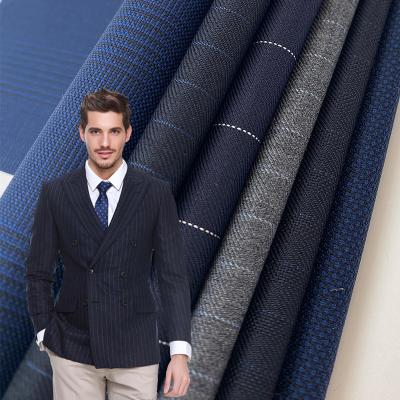 China Anti-Static Formal Suit Material 50%polyester 50%wool Blend Suit Blazer Fabric for sale