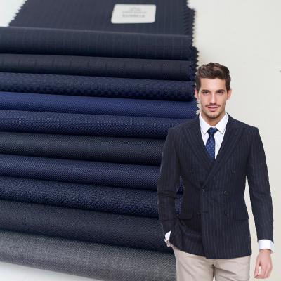 China High Quality Anti-static Design Blue Cheap Mens Textile Suiting Fabric For Suit Men Cloth Textile for sale