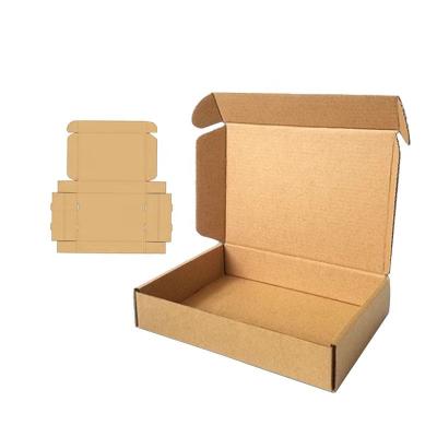 China [In Stock] [Today's Recyclable Ship Beauty] / Pink Tissue Ad Corrugated Custom Logo Kraft Paper Box Shipping Gift Delivery Mailing for sale