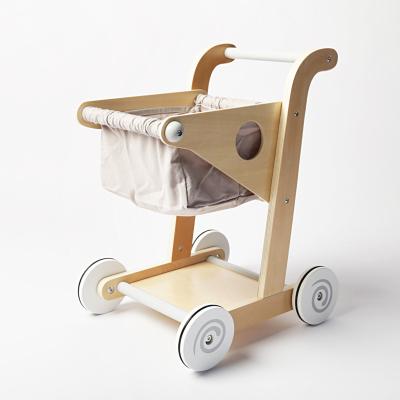 China Wholesale Traditional China Traditional Baby Toys Solid Wood Shopping Cart Chair for Baby and Kids for sale