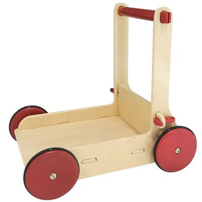 China Chridren Toys Chridren Toys Educational Cheap Baby Car Walker Stroller Kids Push Toy Wooden Learning Walker Preschool for sale