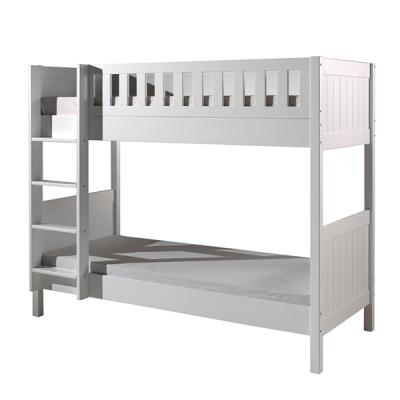 China KA523 Kids Pine Wood Family Bunk Bed Environmental Friendly Cheap Kid Bed Environmental Friendly White Solid Frame for sale