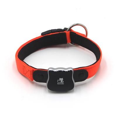 China Pet Tracker Google Map Pet Tracker GPS Activity Monitor Led Flash Light Dog Collar With Small GPS Tracking Device 2G for sale