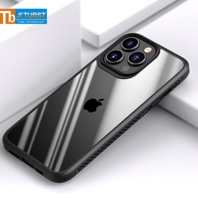 China Carbon Fiber Clear Shockproof Case For iPhone XR Xs Max Clear Anti Fall Hybrid Back Case Anti-Slip Bumper Crystal Case HD For iPhone XR for sale