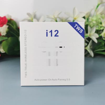 China In-ear Inpods i12 12 Tws 5.0 Genuine Wireless Earbuds I12 Touch Stereo Earbuds Waterproof Headset Sport Earphone With Charger Box for sale