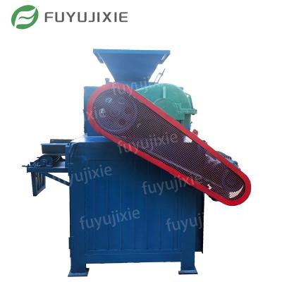 China Factory roll type charcoal dust briquetting machine for making coal powder ball briquettes for sale