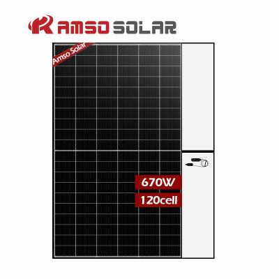 China Solar Power System Highest Power Solar 210mm Solar Cells Vertex 670w Solar Panels 600w 1000W for sale for sale