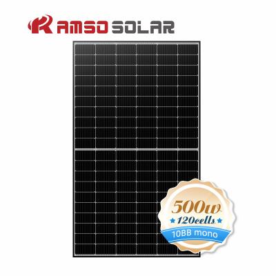 China Solar Power System 670w 660w 650w Solar Panel 500w 500wp Trina Vertex Solar Cell 210mm 182mm Solar Panel for sale