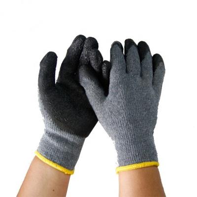 China Nitrile Latex Anti-Slip PU Cotton Protective Gloves Work Construction Working Safety Non-Slip Waterproof Gloves for sale