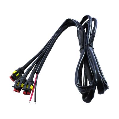 China Automotive SUPERSEAL 1.5 Amp SERIES 2P 3 Leads 282080-1 3 in 1 Extension Wire Harness for sale