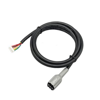 China JST 2.0mm electronic pitch ph2.0 2*3pin black housing terminal 20AWG tinplate cable assembly cable for sale