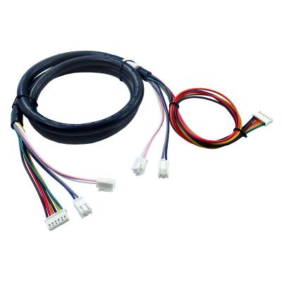 China Custom Automobile Jst Replacement Xh2.54 XH2.5mm 6pin to 3.96mm Cable Assembly with 2 Pin Wire Harness for sale