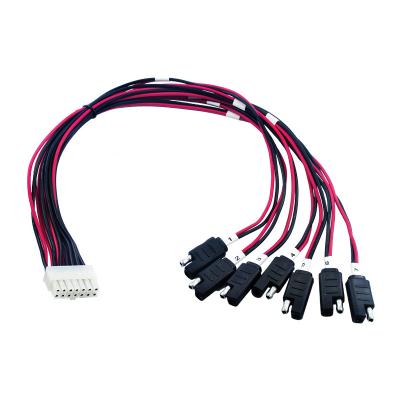 China Automobile Molex 3.0 Series Housing Power Cable Solar Battery SAE 2pin 7 Piece 2*7pin Connector for sale