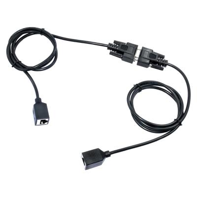 China Multimedia RJ45 8p8c Female Socket To DB9 Male Female Extension Cable for sale