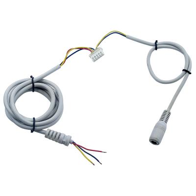 China MP3/MP4 Player JST XH 2.5mm Pitch 5pin to DC 5521 5525 Female Plug Grommet 3 Core Wire Harness for sale