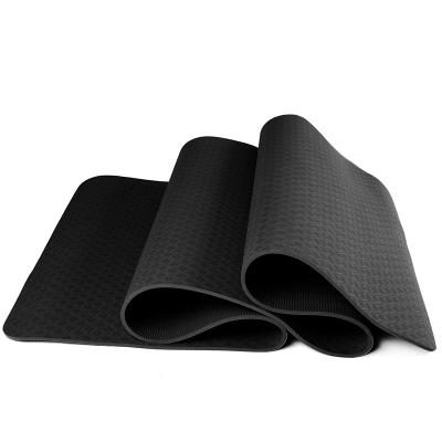 China New Design Premium Environmental Friendly Custom 183*61cm*8mm Anti Slip Band Yoga Mat In Bulk Waterproof for sale