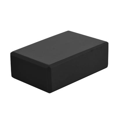 China Custom Eco-Friendly Yoga Exercise Yoga Block Black, 2 Black Color EVA Yoga Block for sale