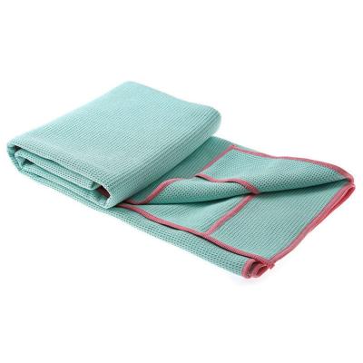 China Wholesale Warm Microfiber QUICK DRY Non Slip Waffle Yoga Towel Recycle for sale