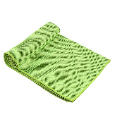 China Super Logo Cheap Microfiber Deluxe Cold Compressed Custom Ice Sport Cooling Towel for sale