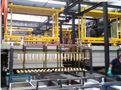 China Shock Absorber Rod Chrome Plating Line , OEM Plating Production Line for sale