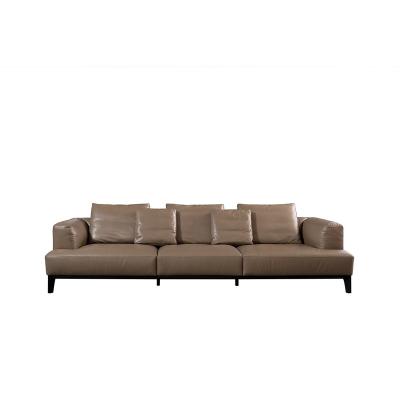 China Living Room Modular Comfortable Sofa Modern Leather Sectional Sofa for sale