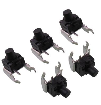 China Waterproof Light Touch Button Switch 6*6 Series With Bracket Side Press 6*6 Series With Bracket Side Press for sale