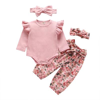 China China Seller Breathable Cotton Girls Soft Outfits Set Top Kids Shorts And Two Piece Sets for sale