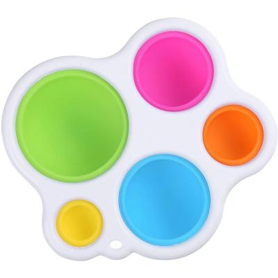 China 2021 Fashion Educational Sensory Toys\Comfortable Hot High Quality\Breathable Amazon Sale Fun Silicone Finger Bubble Wiggle Toy Set for sale