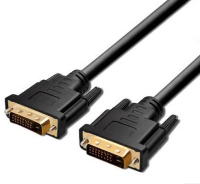 China High Quality DVI (24+1) Port HDTV Display Cable Gold Plated dvi Male to dvi Monitor HDTV Male Computer Video Cable for sale