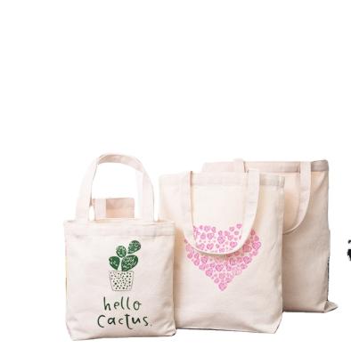 China Wholesale personalized reusable white empty custom logo cotton bag recycled shopping bag fabric bag for sale