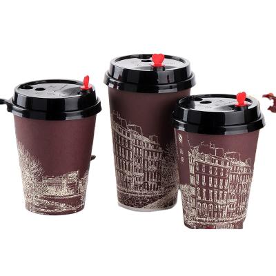 China Eco Friendly 6.5oz 8oz 10oz Recyclable Production Line Insulated Paper Coffee Cups for sale