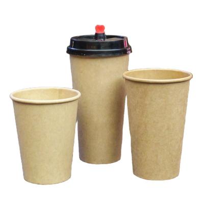 China Disposable Corrugated Disposable Tea Coffee Milk Beverage Singlecraft Hot Paper Cup for sale