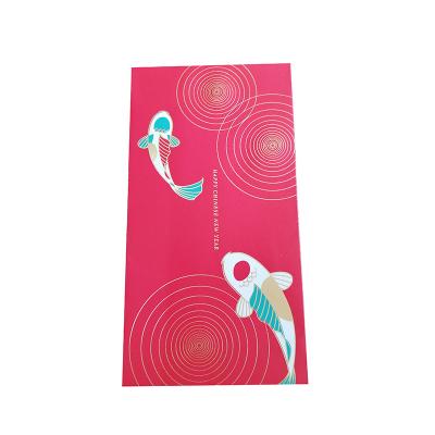 China Suitable Wholesale Quality Custom Logo Texture Guaranteed Recyclable Red Packet for sale