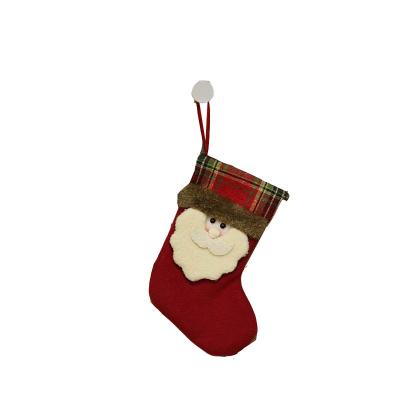 China Cute Hanging Christmas Party Decorations Set Hanging Gift Christmas Ornament Christmas Stockings for sale