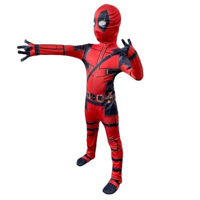 China Adult Parties Costume RX Kids Clothing Cos Marvel Deadpool One Piece Tights Halloween Performance Spider for sale