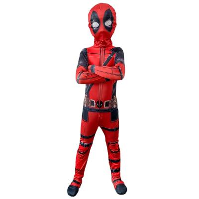 China Parties Movie RX Kids Adult Clothing Cos Marvel Deadpool Tights Spider Halloween One-Piece Performance Spider for sale