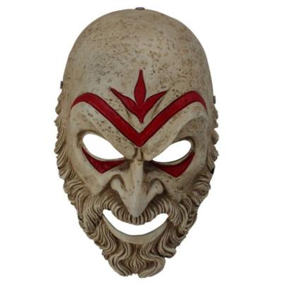 China More 8 Years Wearing Resin Props Cheap Ghost Statue Horror Stone Supplies Party Full Face Halloween Mask for sale