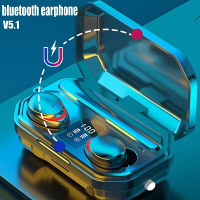 China In-ear Flashlight Earphone TWS Earbuds Wireless Power Display Touch Digital Display With Power Bank for sale