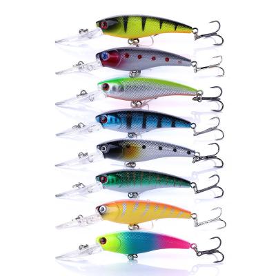 China Lure PESCA Wholesale Minnow 9CM Minnow 8.3g Floating Hard Plastic Fishing Lures for sale