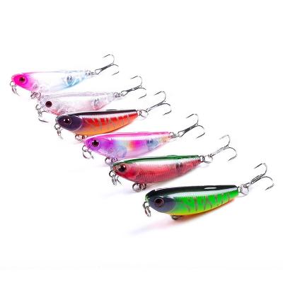 China Bait 5cm Stick 5.5g Pencil Fish Bait Wholesale Plastic Sinking Hard Lure for sale