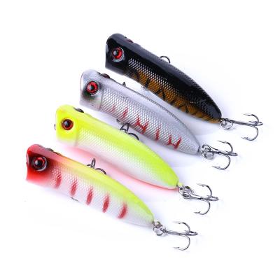 China Lure Hengjia Snap Bait Water Surface Bionic Fishing Lure 5.5cm Snap 5.5g Wave Carp Bait for sale