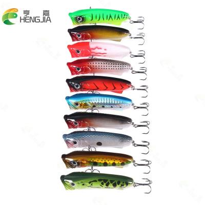 China ABS Hengjia Hard Plastic Floating Fishing Lures 8cm 11.2g Snap Lure Hard Bait For Fishing for sale