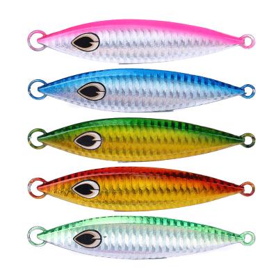 China Wholesale Lure Hengjia Lead Bait 10cm Distant 60g Metal Possibility Sinking Fishing Lures for sale