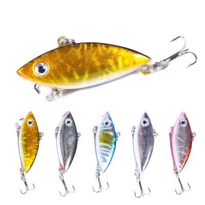 China 4CM/2.7G Metal Wobbler Groundbait Hard Plastic Fishing Lure Vib Lure for sale