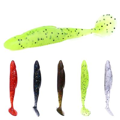 China Hengjia 9.5cm Bath 6pcs/bag Soft Plastic Artificial Soft Fishing Lure SO114 for sale