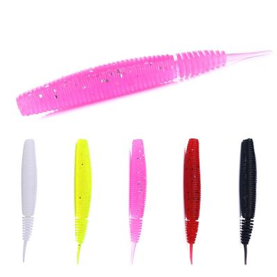 China Artificial Fishing Lures SO109 10cm Soft Plastic Fishing Worm Shad 7g/pc Bait 5pcs/bag for sale